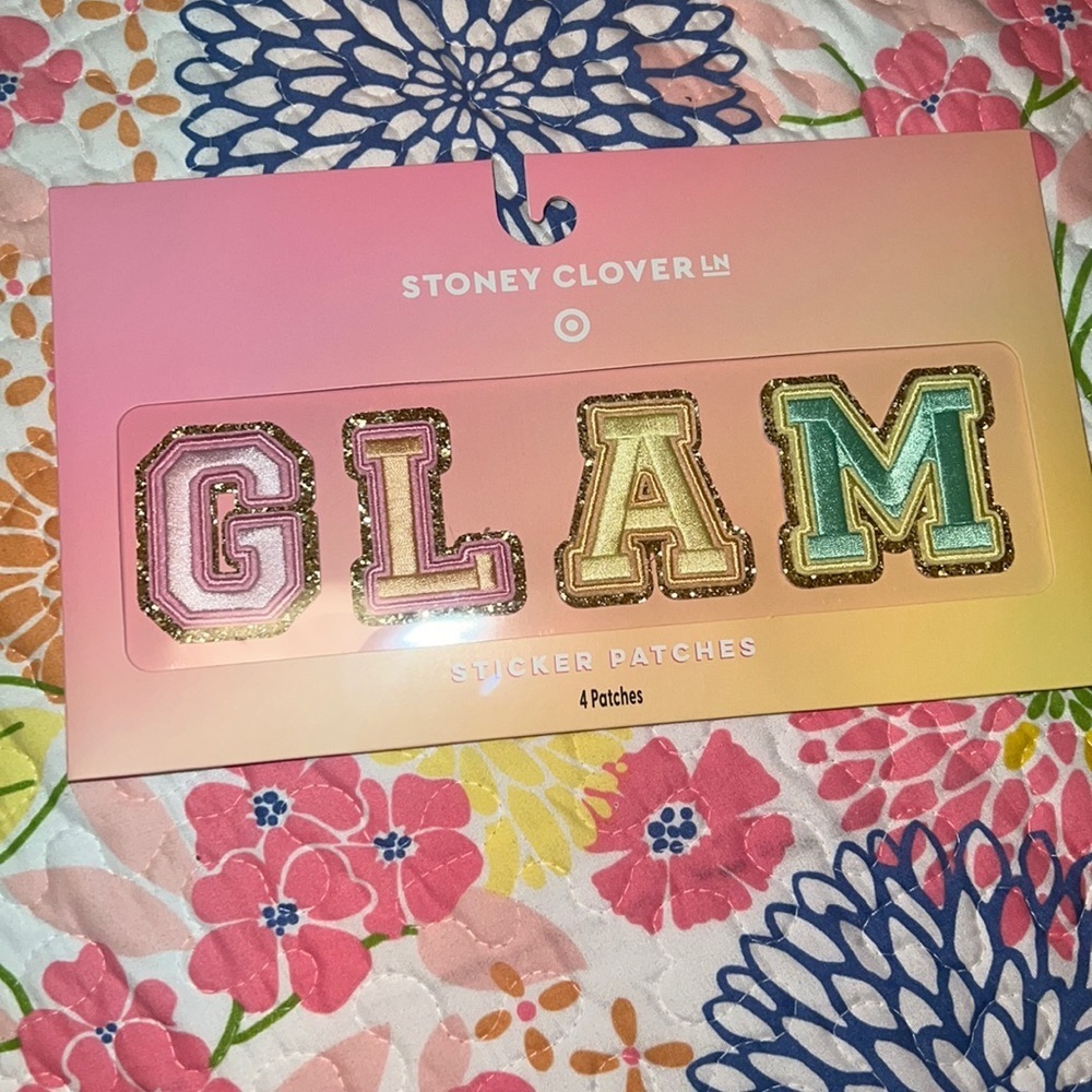 NWT STONEY CLOVER “GLAM” STICKER PATCHES